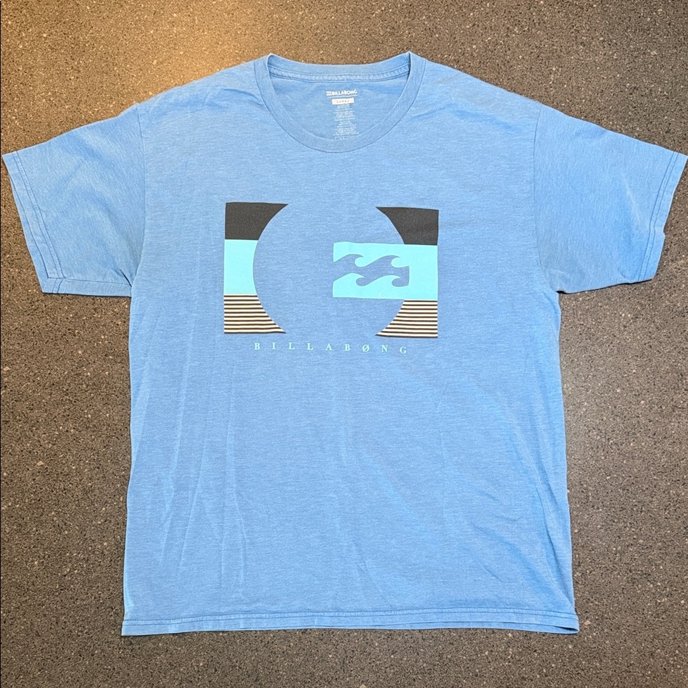 Billabong Men's Blue Graphic T-Shirt